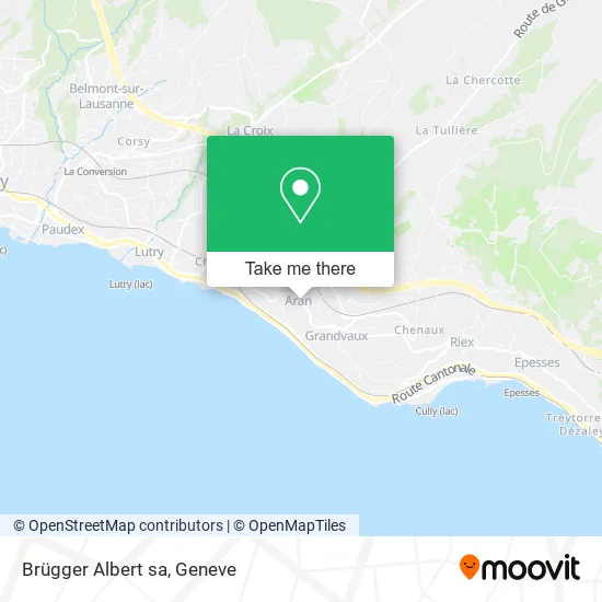 Brügger Albert sa map