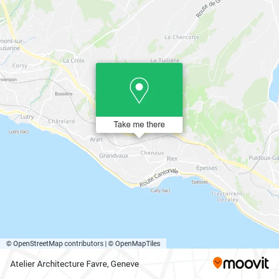 Atelier Architecture Favre map