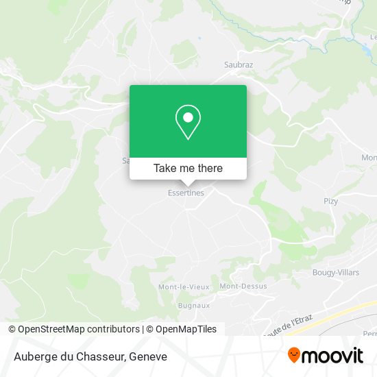 Auberge du Chasseur map