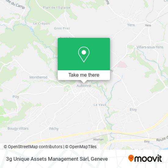 3g Unique Assets Management Sàrl map