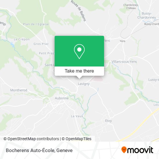 Bocherens Auto-École map