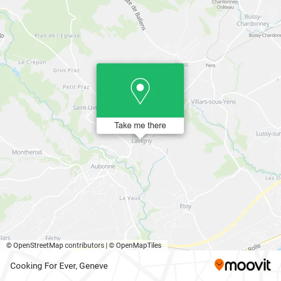 Cooking For Ever map
