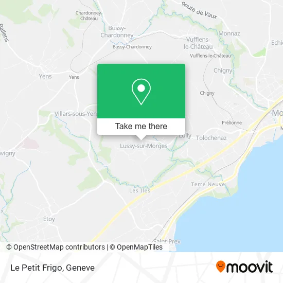 Le Petit Frigo map