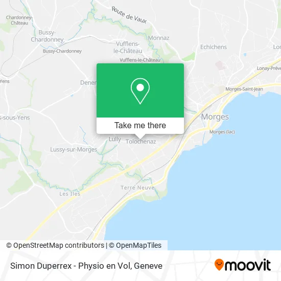 Simon Duperrex - Physio en Vol map