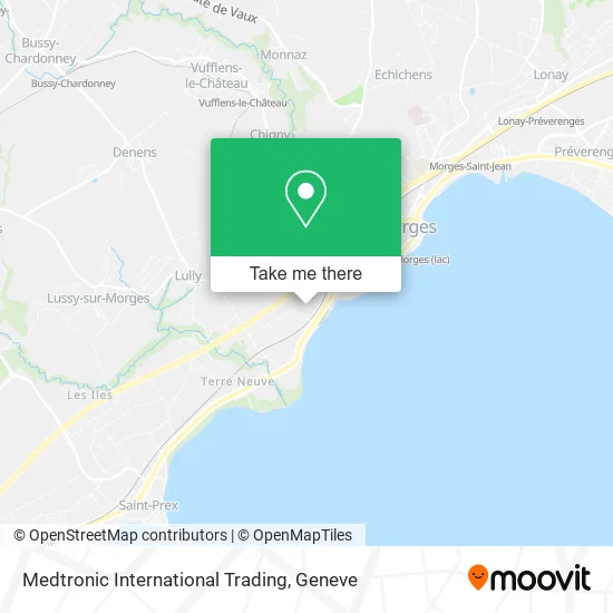 Medtronic International Trading map