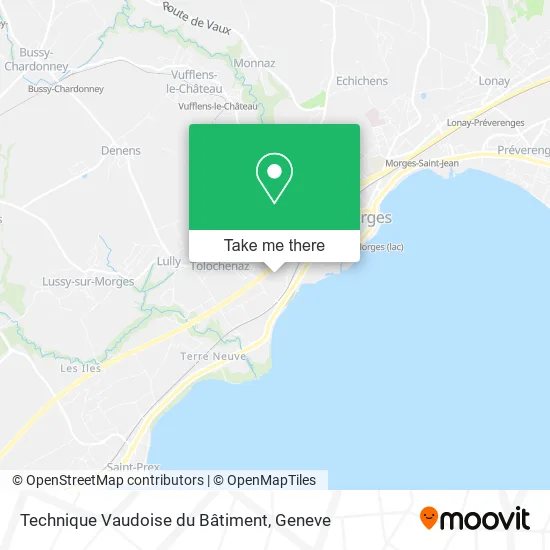 Technique Vaudoise du Bâtiment map