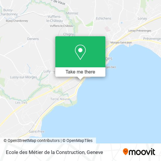 Ecole des Métier de la Construction map