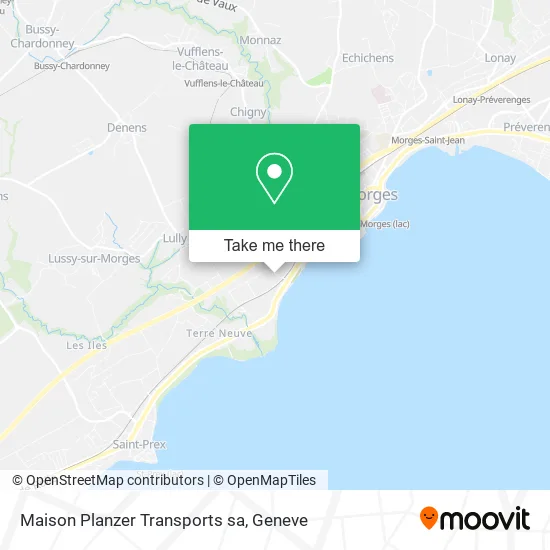 Maison Planzer Transports sa map