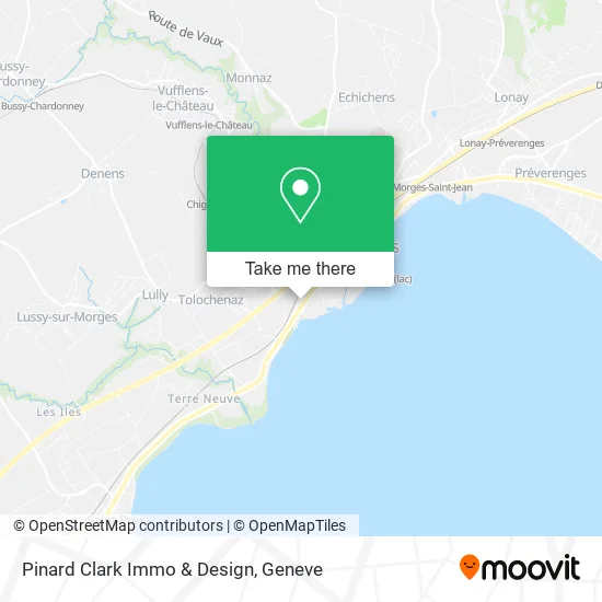 Pinard Clark Immo & Design map