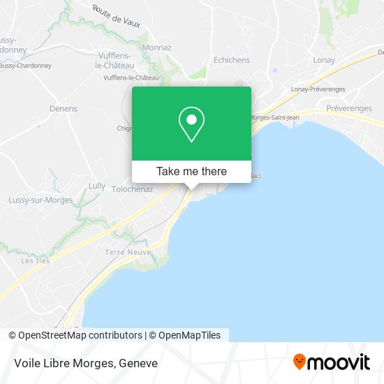 Voile Libre Morges map