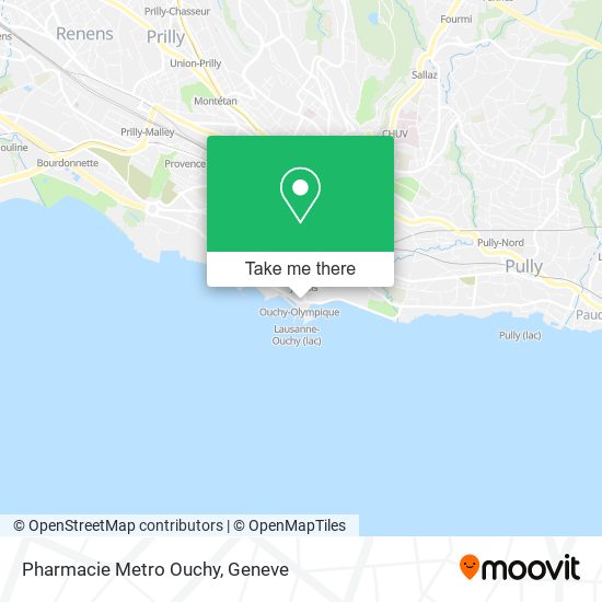 Pharmacie Metro Ouchy map