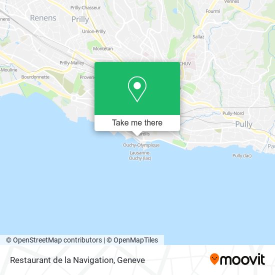 Restaurant de la Navigation map