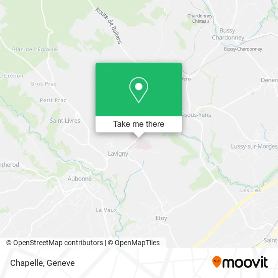 Chapelle map