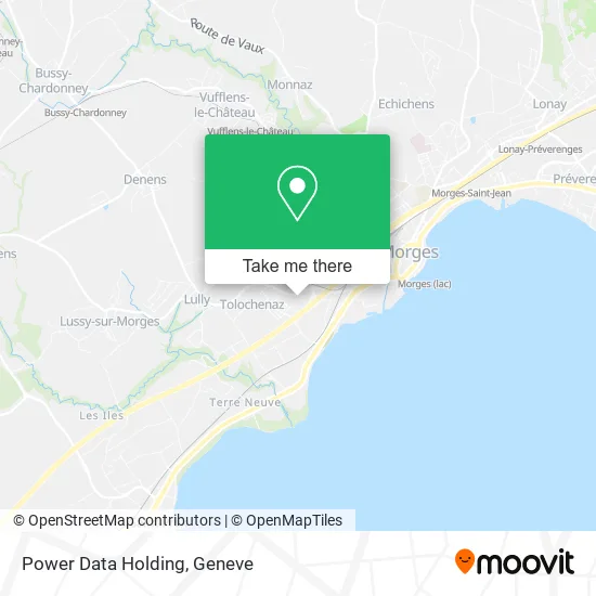 Power Data Holding map