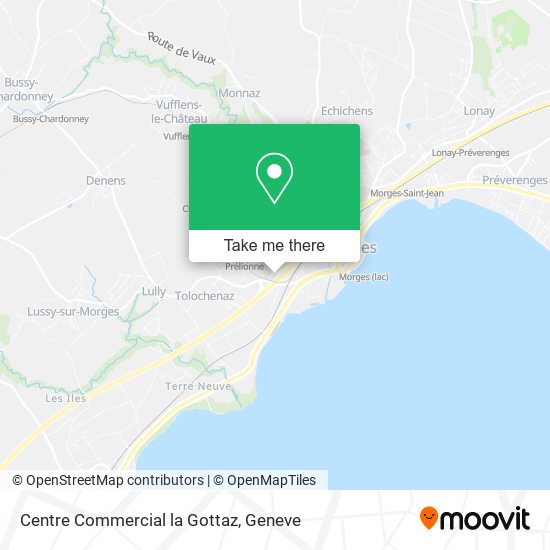Centre Commercial la Gottaz map