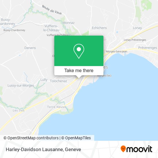 Harley-Davidson Lausanne map
