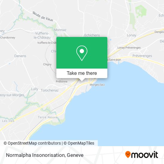 Normalpha Insonorisation map