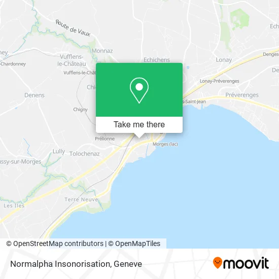 Normalpha Insonorisation map