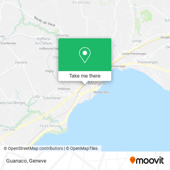 Guanaco map