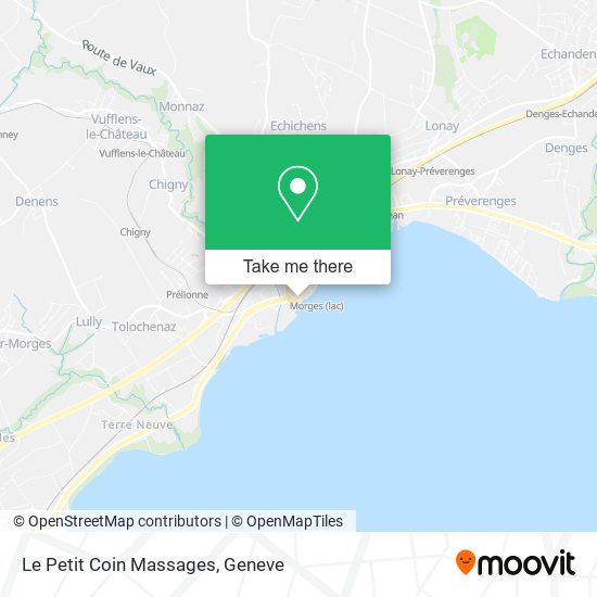 Le Petit Coin Massages map