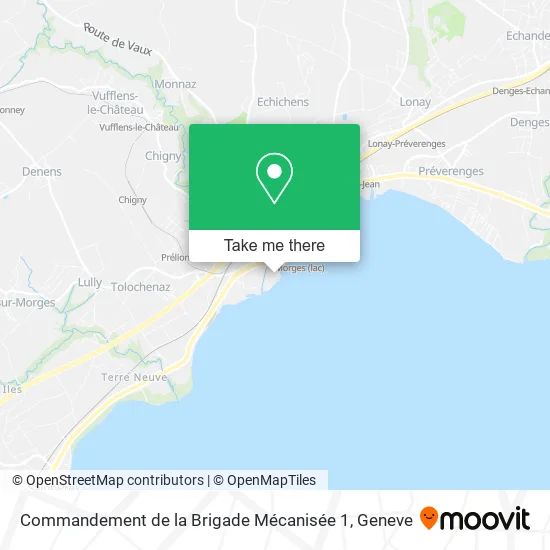 Commandement de la Brigade Mécanisée 1 map