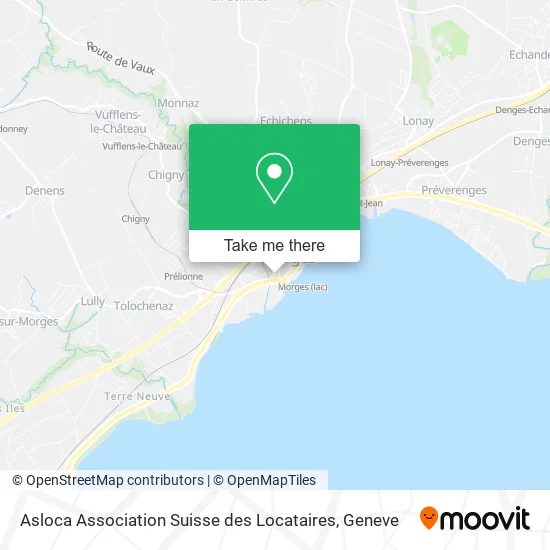 Asloca Association Suisse des Locataires map