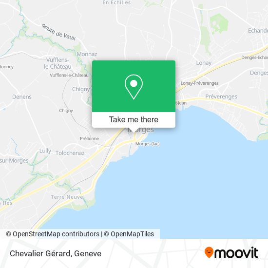 Chevalier Gérard map