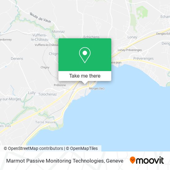 Marmot Passive Monitoring Technologies map