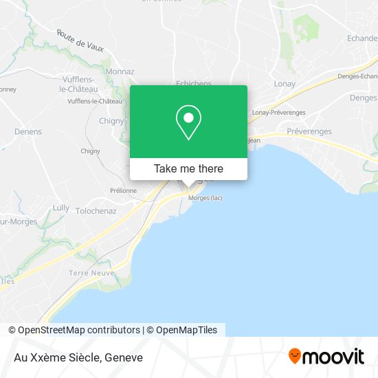 Au Xxème Siècle map