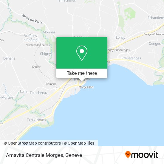 Amavita Centrale Morges map