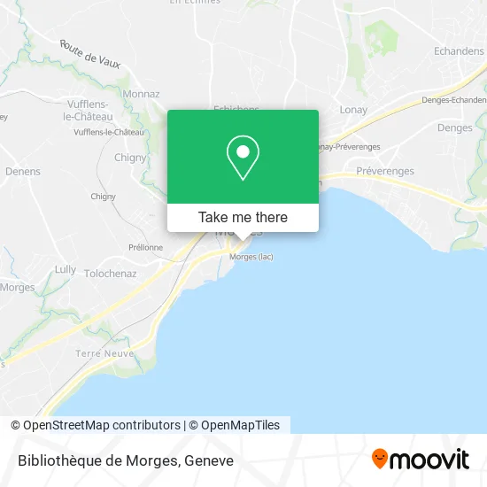 Bibliothèque de Morges map