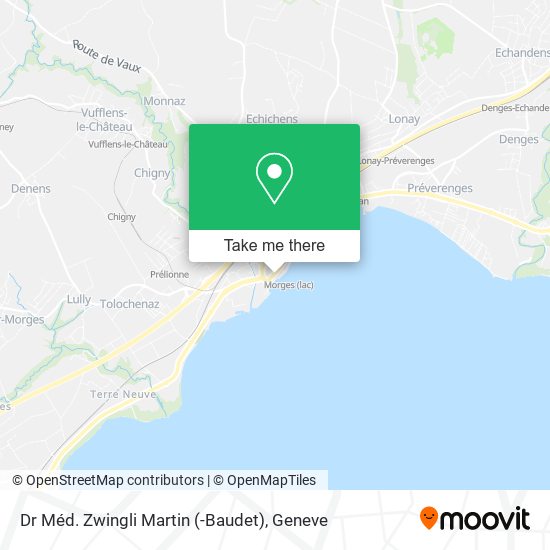 Dr Méd. Zwingli Martin (-Baudet) map