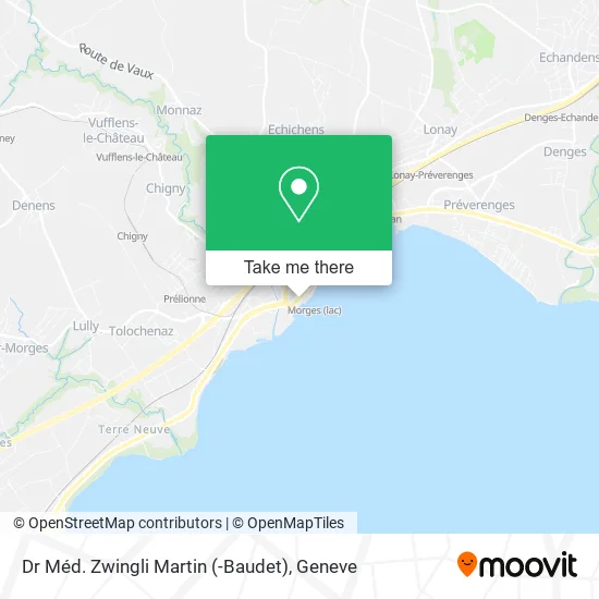 Dr Méd. Zwingli Martin (-Baudet) map