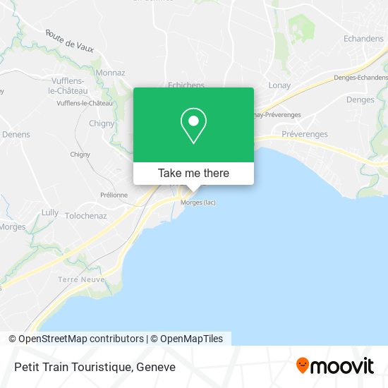 Petit Train Touristique map
