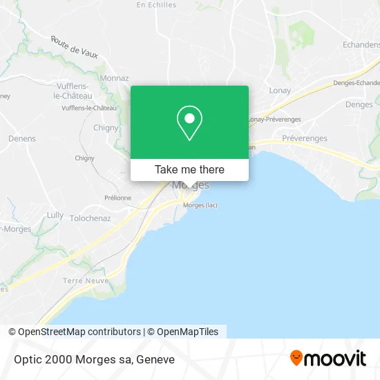 Optic 2000 Morges sa map