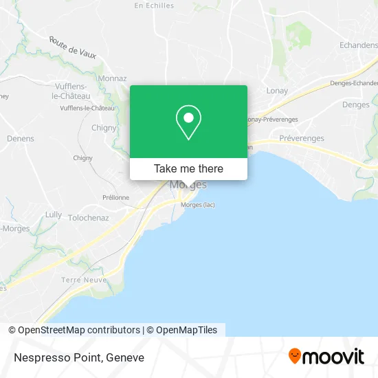 Nespresso Point map