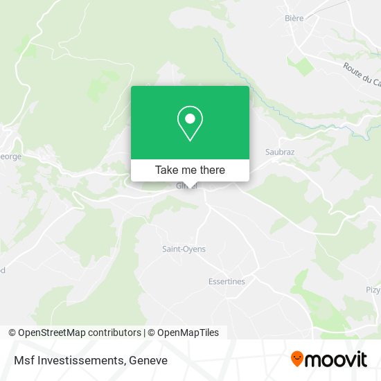 Msf Investissements map