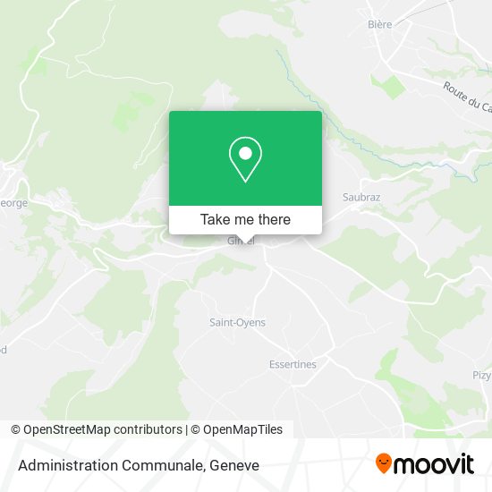 Administration Communale map