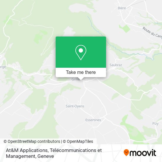 At&M Applications, Télécommunications et Management map