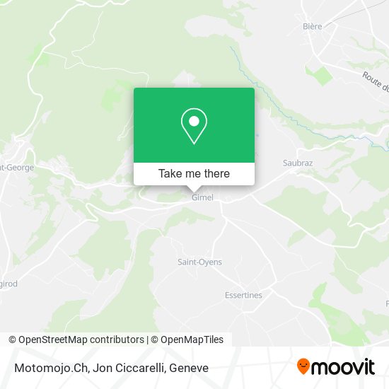 Motomojo.Ch, Jon Ciccarelli map