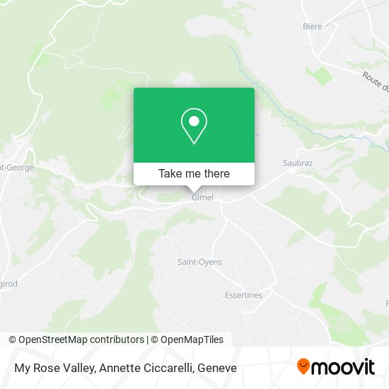 My Rose Valley, Annette Ciccarelli map