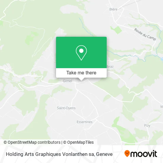 Holding Arts Graphiques Vonlanthen sa map