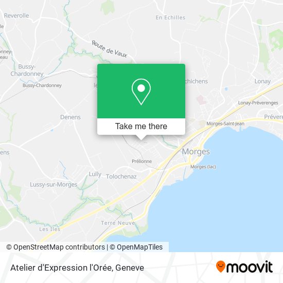 Atelier d'Expression l'Orée map