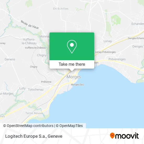 Logitech Europe S.a. map