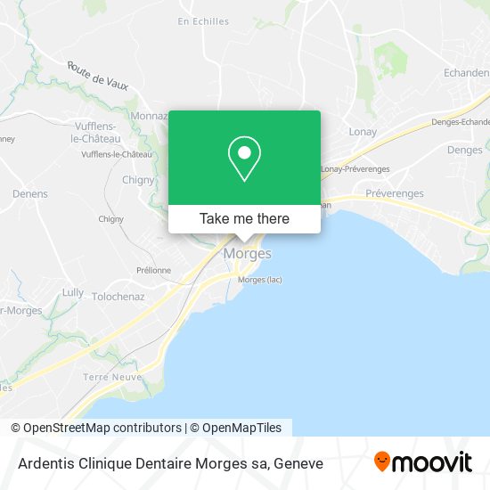 Ardentis Clinique Dentaire Morges sa plan