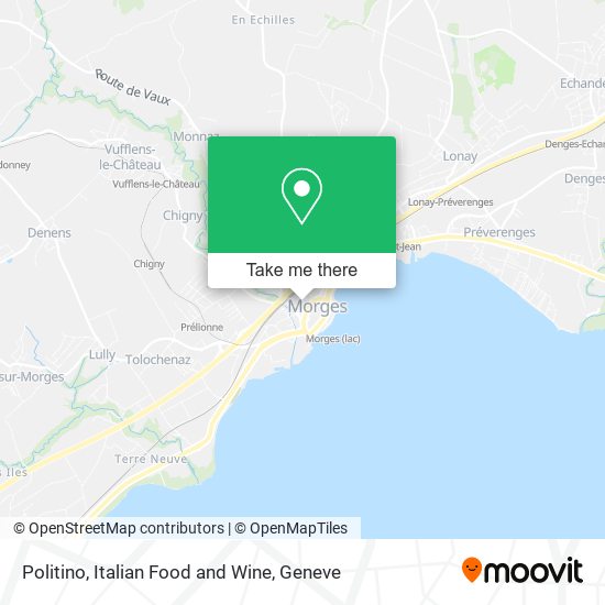 Politino, Italian Food and Wine map