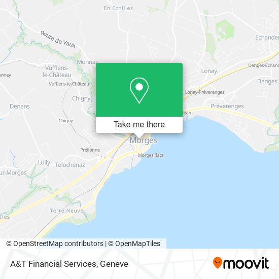 A&T Financial Services map