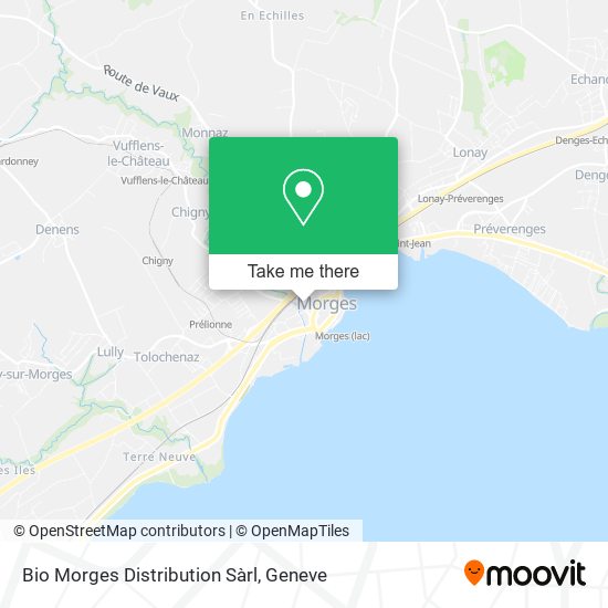 Bio Morges Distribution Sàrl map