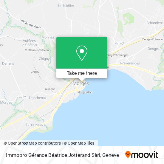 Immopro Gérance Béatrice Jotterand Sàrl map