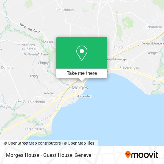 Morges House - Guest House map
